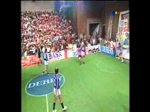 EL MEJOR GOL  DE MARADONA Y EL GOMAZO DE TINELLI EN RITMO DE LA NOCHE