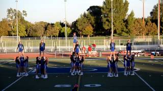 preview picture of video 'Davis High School Cheer Homecoming Halftime Performance 10.19.2012'