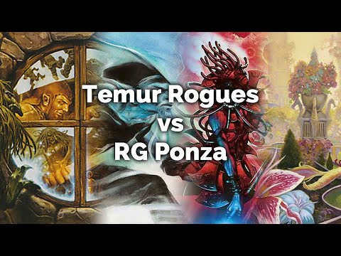 MTG Modern: Temur Rogues vs RG Ponza - Magic: The Gathering gameplay on Xmage