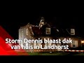 Dak waait van huis in Landhorst