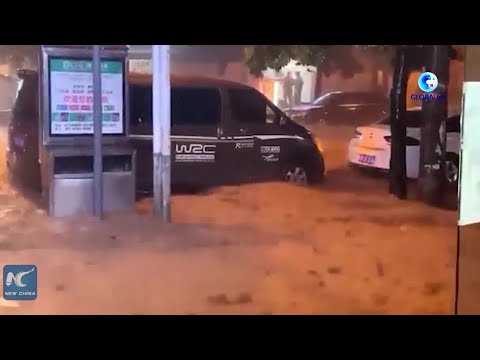 GLOBALink | Strong gales hit Anyue in Sichuan, China