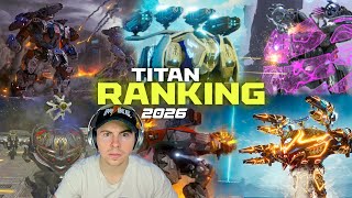 NEW 2026 Titan Power Rankings After The Rebalance - Ranking Every Titan In War Robots