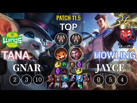 JAG TaNa Gnar vs SB.A Howling Jayce Top - KR Patch 11.5