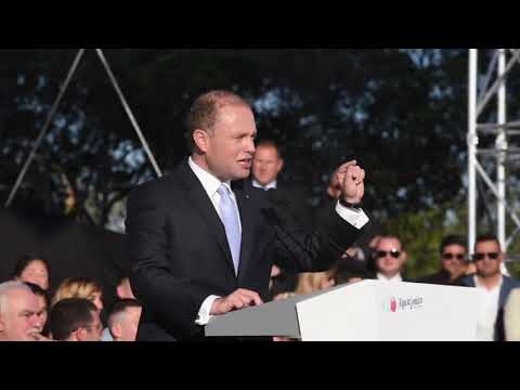 Joseph Muscat address PL mass meeting