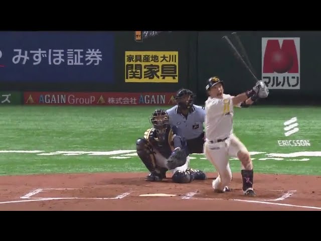 【6回裏】ここぞで決める!! ホークス・松田の19号勝ち越しアーチ!! 2017/8/16 H-Bs