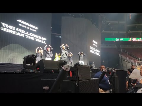 [Fancam] Ateez 에이티즈 Soundcheck My Way at The Fellowship Break The Wall in Phoenix.