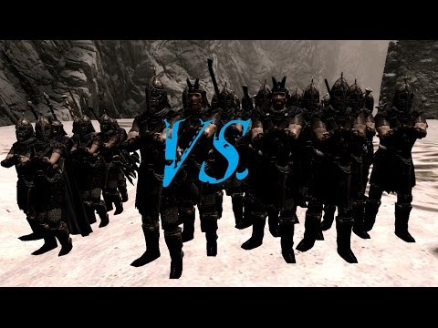 Skyrim A.I. Battle - Big Team Battle