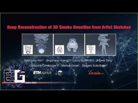 EG2022 - Deep Reconstruction of 3D Smoke Densities from Artist Sketches