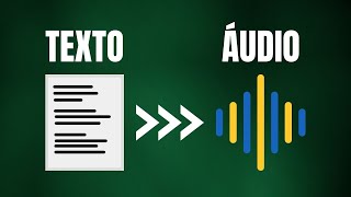 Eu vou transformar seu texto em áudio com voz realista
