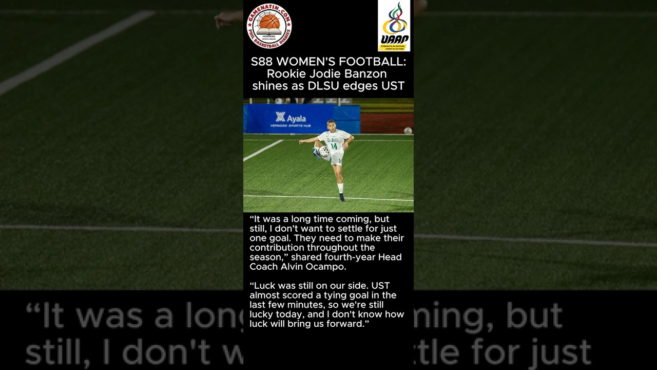 UAAP Women's Football: Jodie Banzon tows DLSU past UST
