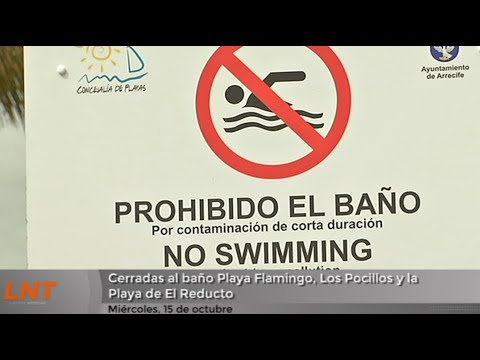 Se cierra también al baño Los Pocillos por vertidos