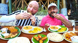 Famous NICARAGUAN FOOD at Mi Viejo Ranchito in Catarina, Nicaragua!!