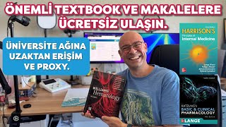 Akademik textbook ve makalelere ücretsiz ve legal ulaşma yöntemi.