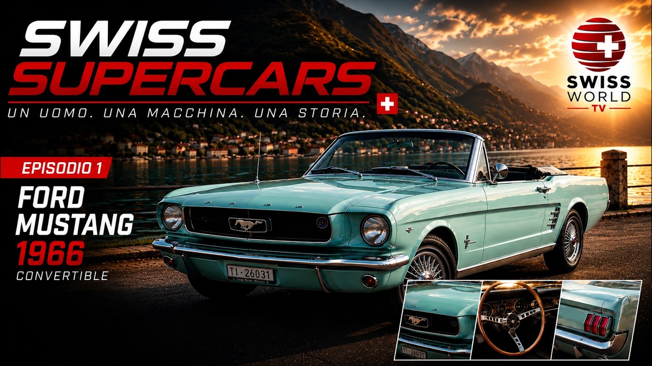 🏁 Swiss Super Cars | Episodio 1 | Ford Mustang Convertible 1966 #fordmustang #ford #fordmotorcompany
