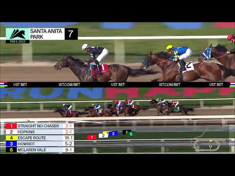 Hopkins wins the Palos Verde Stakes — Lovacres Ranch