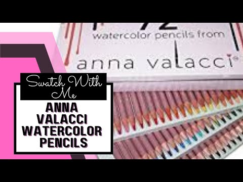 Swatch With Me! | Anna Valacci Watercolor Pencils