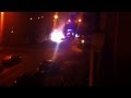 Pollokshields car explodes