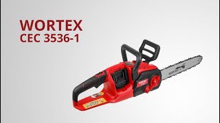 Cordless chain saw CEC 3536-1 WORTEX