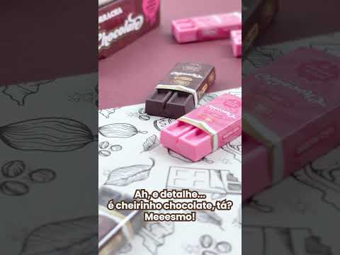 Vídeo do produto Borracha Chocolate com Aroma - Sortido