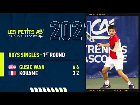 Les Petits As 2021 | Boys 1st Round | Benjamin Gusic Wan vs. Moise Kouame