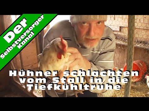 , title : 'Hühner schlachten vom Stall in die Tiefkühltruhe'