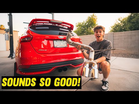 Focus ST AWE Track Edition Exhaust (INSANE BACKFIRES!!)