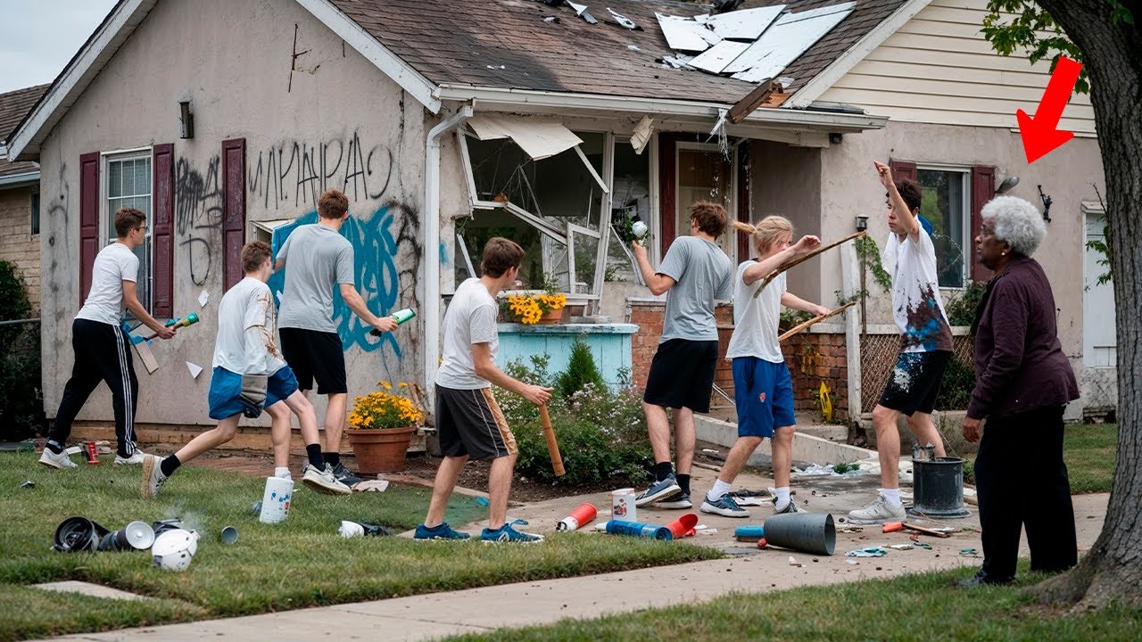 Racist Teens Bully and Destroy an Elderly Woman's Home, Unaware It Would All Backfire on Them