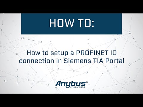 Пример настройки TIA Portal для работы с новым шлюзом Anybus Communicator PROFINET IO