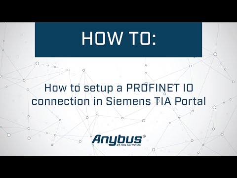 Пример настройки TIA Portal для работы с новым шлюзом Anybus Communicator PROFINET IO