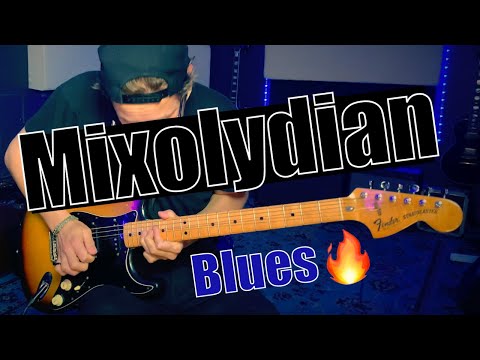 D Mixolydian Blues Jam | Sexy Guitar Backing Track