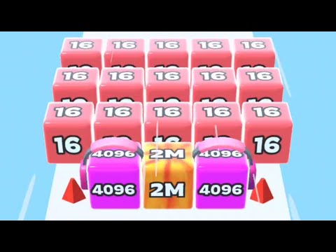 Jelly Run 2048 - Cube Numbers Master | Number Run 3D | Level Up New Gameplay
