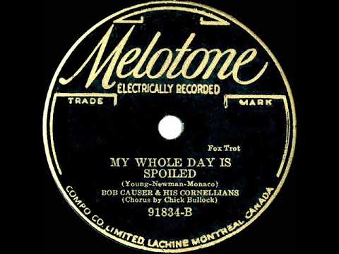 1934 Freddy Martin (as ‘Bob Causer’) - My Whole Day Is Spoiled (Chick Bullock, vocal)