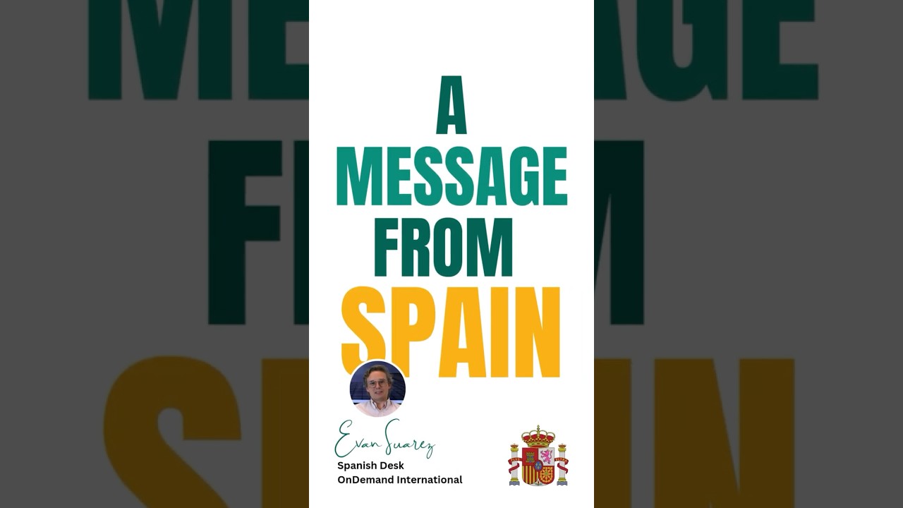 Message from Mr. Evan Suarez on Spain Company Incorporation — video