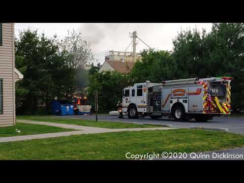 *PREARRIVAL* On Scene at a Dumpster Fire - Sinking Spring, PA