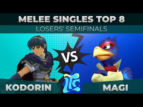 KoDoRiN vs Magi - Melee Singles Top 8: Losers' Semifinals - Low Tide City | Marth vs Falco