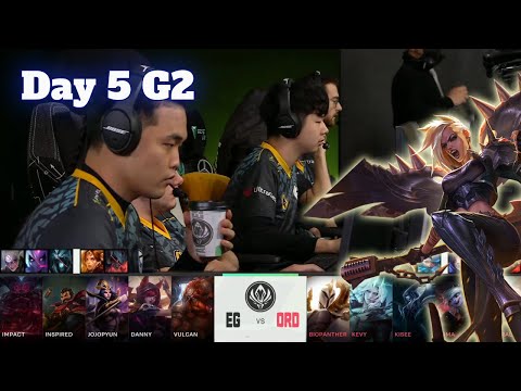 EG vs ORD - Day 5 LoL MSI 2022 Group Stage | Evil Geniuses vs ORDER full game