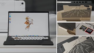 ASUS ROG Flow Z13-KJP Edition // Kojima’s Gold & Carbon AMD Ryzen AI Max Gaming Laptop!