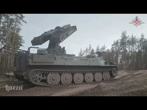 Russian Strela-10 Short-range Air Defense System Engaging an Aerial Target