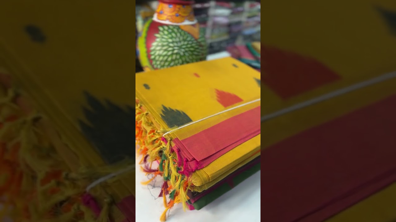 Handloom cotton sarees #elentra #elentradesigns #viralshorts #shortfeed #handloomsarees #latestwear