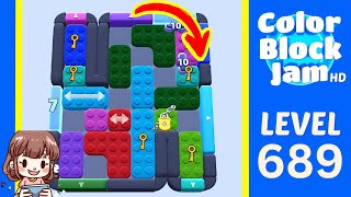 Soluzione del Livello 689 di Color Block Jam