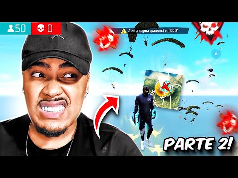 PARTE 2 - CAIU O MAPA TODO COMIGO MAIS UMA VEZ 😱 - FREE FIRE MOBILE