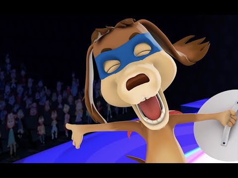 Virtual cartoon show