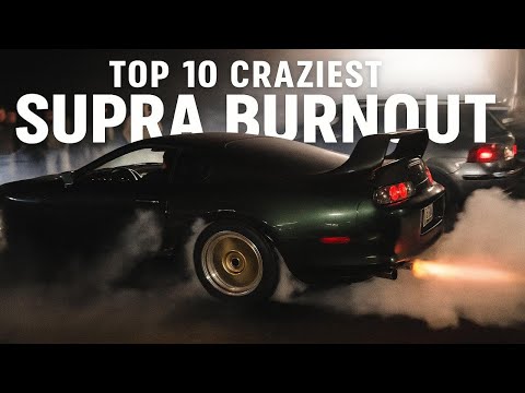 The Craziest SUPRA Burnout