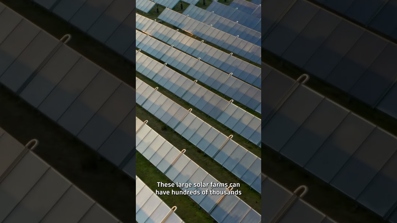 Revolutionizing Solar Farm Construction with Cosmic Robotics 🤖 #LetThereBeAnything