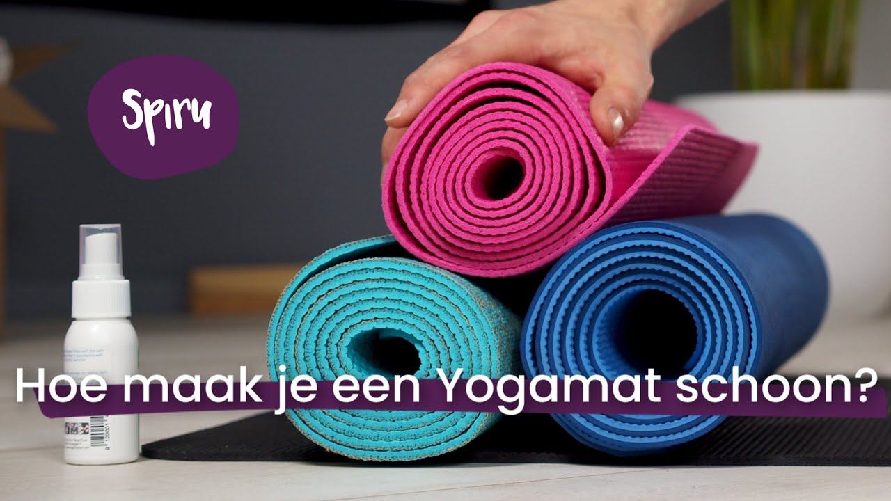 Yogamat schoonmaken, hoe doe je dat?