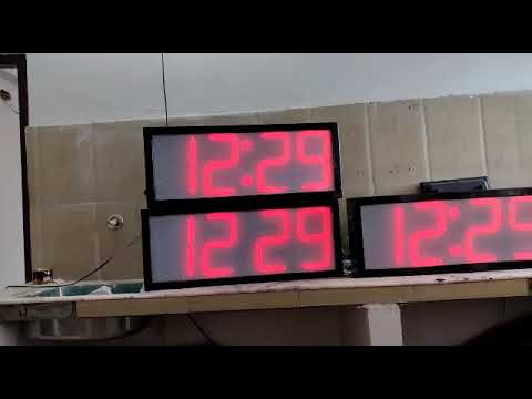 Metal led digital clock, 220v, size/dimension: 29 inch *12 i...