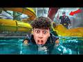 I Snuck Into A Waterpark OVERNIGHT