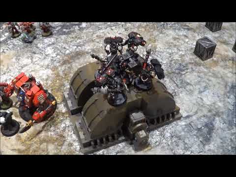 8th Edition Battle Report - Black Templars Vs Blood Angels - 1500pts