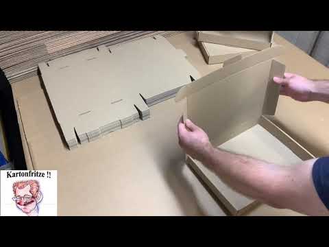 Maxibrief Kartonfritze Video