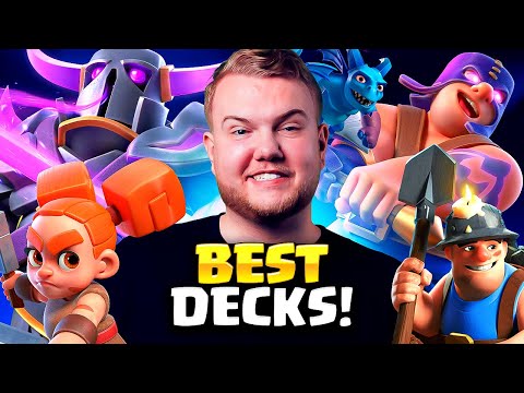 TOP 5 BEST DECKS IN THE WORLD IN CLASH ROYALE!